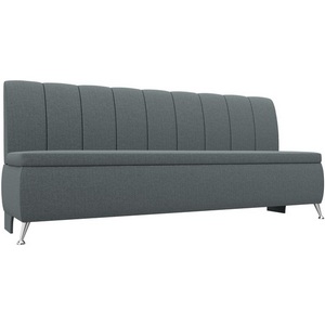 Изображение товара Диван кухонный прямой Кантри (Серый/Рогожка) Лига Диванов арт.123747