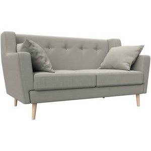 Изображение товара Диван кухонный прямой Брайтон 2 (Бежевый/Рогожка) Лига Диванов арт.123757