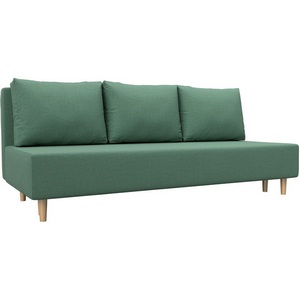 Изображение товара Диван прямой Лига-033 (Зеленый/Рогожка) Лига Диванов арт.124196