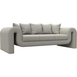 Изображение товара Диван прямой Волна (Бежевый/Рогожка) Лига Диванов арт.124397