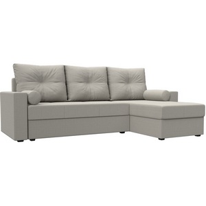 Изображение товара Диван угловой Верона Лайт правый угол (Бежевый/Рогожка) Лига Диванов арт.125975