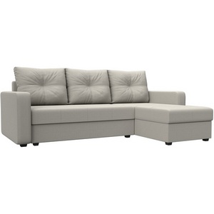 Изображение товара Диван угловой Ливерпуль Лайт правый угол (Бежевый/Рогожка) Лига Диванов арт.125985