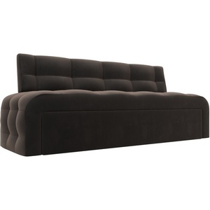 Изображение товара Диван кухонный прямой Люксор (Коричневый/Велюр) Лига Диванов арт.126087