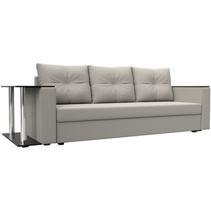 Изображение товара Диван прямой Атланта Лайт со столом слева Лига Диванов (Рогожка) арт.126159L