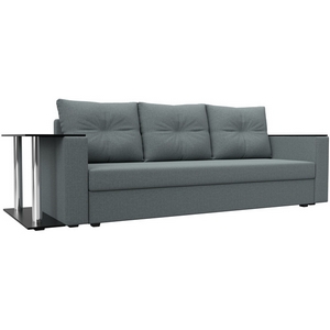 Изображение товара Диван прямой Атланта Лайт со столом слева Лига Диванов (Рогожка) арт.126162L