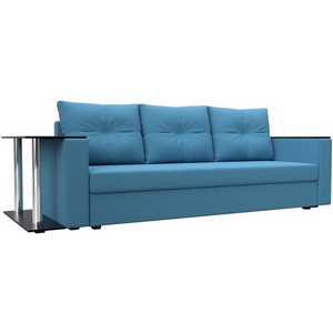 Изображение товара Диван прямой Атланта Лайт со столом слева Лига Диванов (Рогожка) арт.126163L