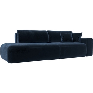 Изображение товара Диван прямой Лига-036 НПБ Модерн подлокотник справа Лига Диванов (Велюр) арт.127716