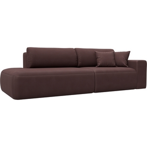 Изображение товара Диван прямой Лига-036 НПБ Модерн подлокотник справа Лига Диванов (Замша) арт.127719