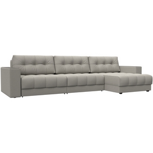 Изображение товара Диван угловой с декором Лига-049 НПБ Лонг Лига Диванов (Рогожка) арт.128289