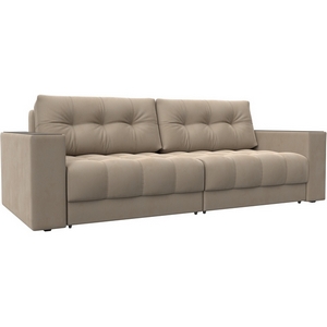 Изображение товара Диван прямой с декором Лига-049 НПБ Лига Диванов (Велюр) арт.128387