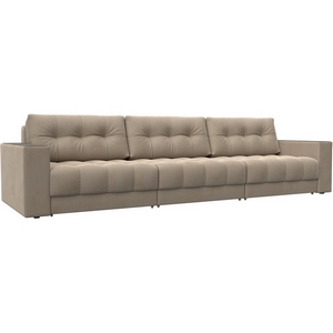 Изображение товара Диван прямой с декором Лига-049 НПБ Лонг Лига Диванов (Велюр) арт.128421