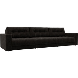 Изображение товара Диван прямой с декором Лига-049 НПБ Лонг Лига Диванов (Велюр) арт.128431