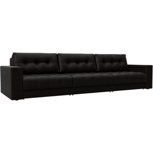 Изображение товара Диван прямой с декором Лига-049 НПБ Лонг Лига Диванов (Экокожа) арт.128433