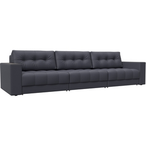 Изображение товара Диван прямой с декором Лига-049 НПБ Лонг Лига Диванов (Экокожа) арт.128436