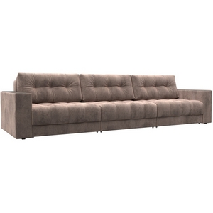 Изображение товара Диван прямой с декором Лига-049 НПБ Лонг Лига Диванов (Велюр) арт.128438