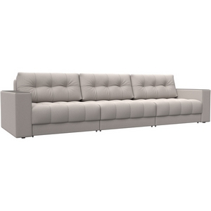 Изображение товара Диван прямой с декором Лига-049 НПБ Лонг Лига Диванов (Замша) арт.128446