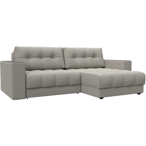 Изображение товара Диван угловой с декором Лига-049 НПБ Лига Диванов (Рогожка) арт.128450