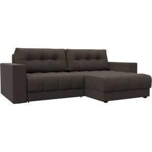 Изображение товара Диван угловой с декором Лига-049 НПБ Лига Диванов (Рогожка) арт.128451