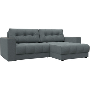 Изображение товара Диван угловой с декором Лига-049 НПБ Лига Диванов (Рогожка) арт.128452