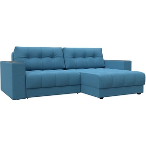 Изображение товара Диван угловой с декором Лига-049 НПБ Лига Диванов (Рогожка) арт.128453