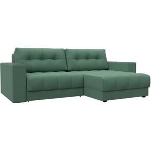 Изображение товара Диван угловой с декором Лига-049 НПБ Лига Диванов (Рогожка) арт.128454