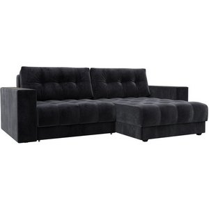 Изображение товара Диван угловой с декором Лига-049 НПБ Лига Диванов (Велюр) арт.128475