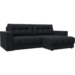 Изображение товара Диван угловой с декором Лига-049 НПБ Лига Диванов (Замша) арт.128476