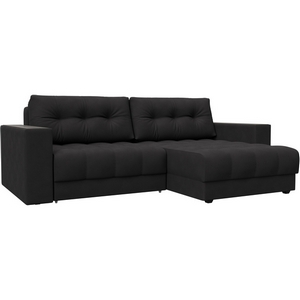 Изображение товара Диван угловой с декором Лига-049 НПБ Лига Диванов (Замша) арт.128478