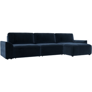 Изображение товара Диван угловой Лига-048 НПБ лонг Лига Диванов (Велюр) арт.128501