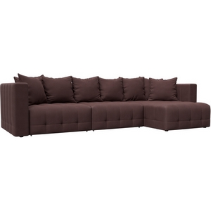 Изображение товара Диван угловой Лига-052 НПБ Лонг угол универсальный Лига Диванов (Замша) арт.128836