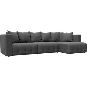 Изображение товара Диван угловой Лига-052 НПБ Лонг угол универсальный Лига Диванов (Замша) арт.128838