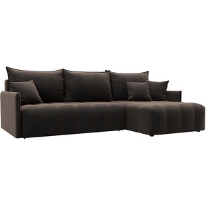 Изображение товара Диван угловой Лига-054 НПБ угол универсальный Лига Диванов (Велюр) арт.129031