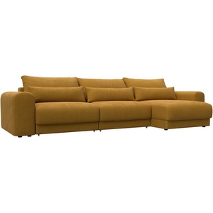 Изображение товара Диван угловой Лига-056 НПБ Лонг угол универсальный Лига Диванов (Велюр) арт.129172