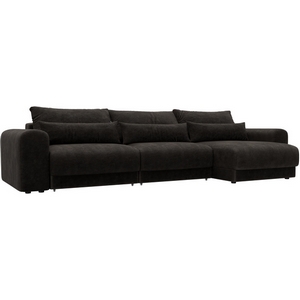 Изображение товара Диван угловой Лига-056 НПБ Лонг угол универсальный Лига Диванов (Велюр) арт.129176