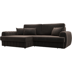 Изображение товара Диван угловой Лига-057 НПБ угол левый Лига Диванов (Велюр) арт.129272L