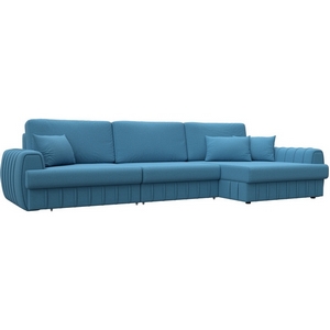 Изображение товара Диван угловой Лига-057 НПБ Лонг угол правый Лига Диванов (Рогожка) арт.129295