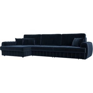 Изображение товара Диван угловой Лига-057 НПБ Лонг угол левый Лига Диванов (Велюр) арт.129305L