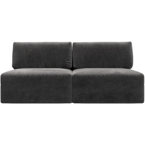 Изображение товара Диван прямой модульный Лига-060 НПБ (ЛДСП,Брус,Фанера/Пластик/Велюр/Серый) Лига Диванов 129458