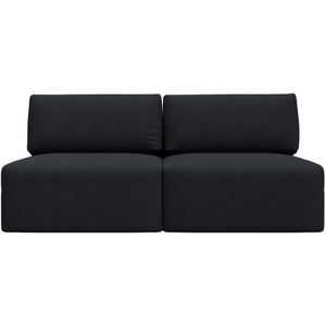 Изображение товара Диван прямой модульный Лига-060 НПБ (ЛДСП,Брус,Фанера/Пластик/Замша/Темно-серый) Лига Диванов 129464