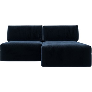 Изображение товара Диван угловой модульный Лига-060 НПБ угол универсальный (ЛДСП,Брус,Фанера/Пластик/Велюр/Синий) Лига Диванов 129495