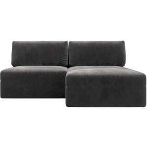 Изображение товара Диван угловой модульный Лига-060 НПБ угол универсальный (ЛДСП,Брус,Фанера/Пластик/Велюр/Серый) Лига Диванов 129496