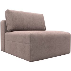 Изображение товара Модуль диван Лига-060 НПБ (ЛДСП,Брус,Фанера,Велюр/Бежевый) Лига Диванов 129532