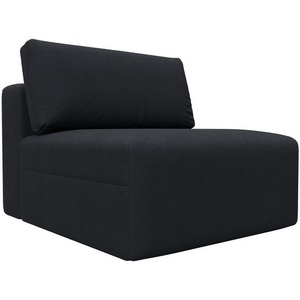 Изображение товара Модуль диван Лига-060 НПБ (ЛДСП,Брус,Фанера,Замша/Темно-серый) Лига Диванов 129540