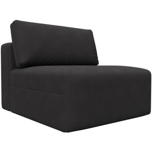 Изображение товара Модуль диван Лига-060 НПБ (ЛДСП,Брус,Фанера,Замша/Коричневый) Лига Диванов 129542