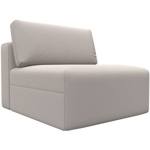 Изображение товара Модуль диван Лига-060 НПБ (ЛДСП,Брус,Фанера,Замша/Бежевый) Лига Диванов 129544