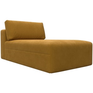 Изображение товара Модуль канапе Лига-060 НПБ (ЛДСП,Брус,Фанера,Велюр/Желтый) Лига Диванов 129564