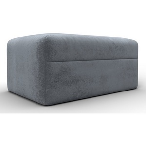 Изображение товара Модуль пуф Лига-060 НПБ (ЛДСП,Брус,Фанера,Велюр/Серый) Лига Диванов 129572