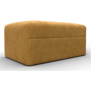 Изображение товара Модуль пуф Лига-060 НПБ (ЛДСП,Брус,Фанера,Велюр/Желтый) Лига Диванов 129583