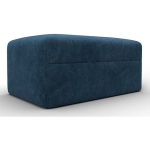 Изображение товара Модуль пуф Лига-060 НПБ (ЛДСП,Брус,Фанера,Велюр/Синий) Лига Диванов 129586