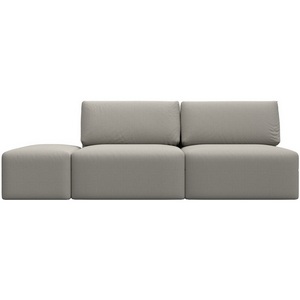 Изображение товара Диван прямой модульный с пуфом Лига-060 НПБ (ЛДСП,Брус,Фанера/Пластик/Рогожка/Бежевый) Лига Диванов 129674